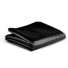   Easytoys - лъскав чаршаф - 180x230 см - черен