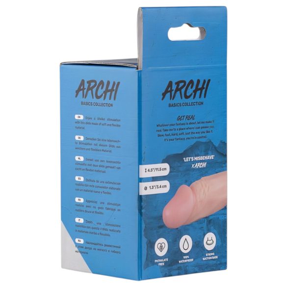 Real Fantasy Archi - реалистично дилдо - 11,5 см - телесен цвят