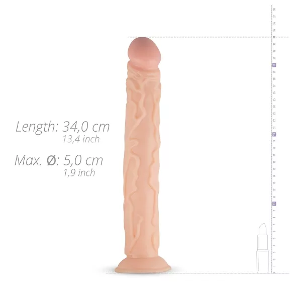 Real Fantasy Shawn - реалистично голям дилдо - 35см - цвят телесен