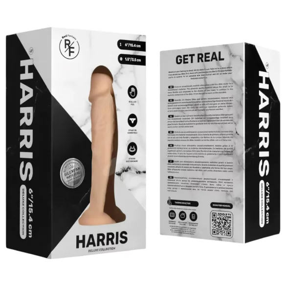 Real Fantasy Harris - реалистично дилдо - 15см - телесен цвят