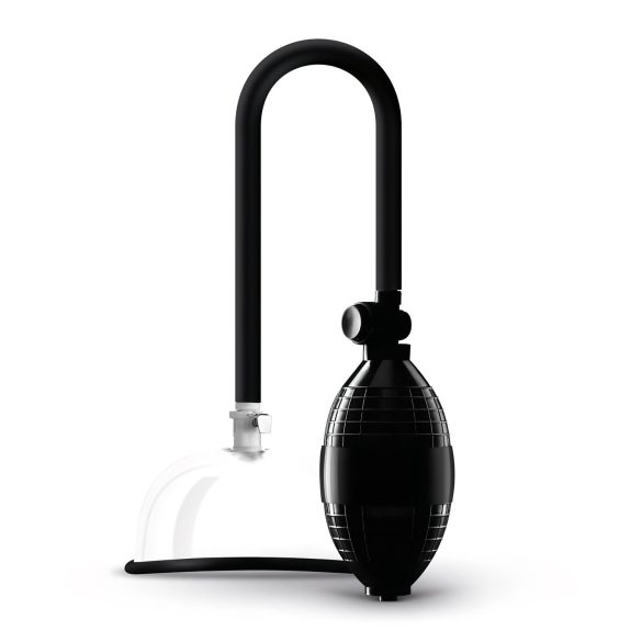 Saiz Basic - помпа за вагина (прозрачно-черна)