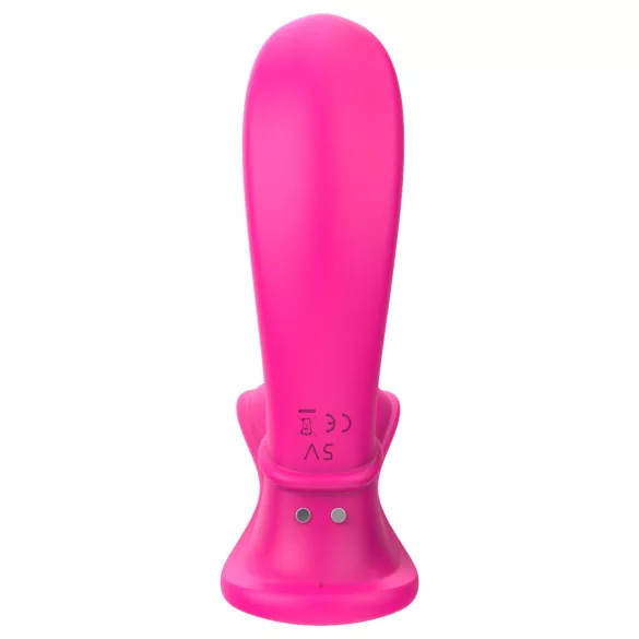 Dreamtoys Essentials - вибратор бикини с G-точков стимулатор за носене (магента)