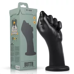 BUTTR - фистинг дилдо - черен