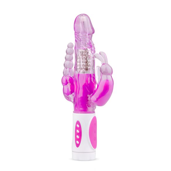 Easytoys Raving Rabbit - Троен вибратор (розов)