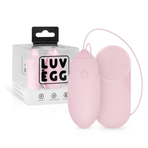 LUV EGG - акумулаторно вибриращо яйце с радио управление (розово)