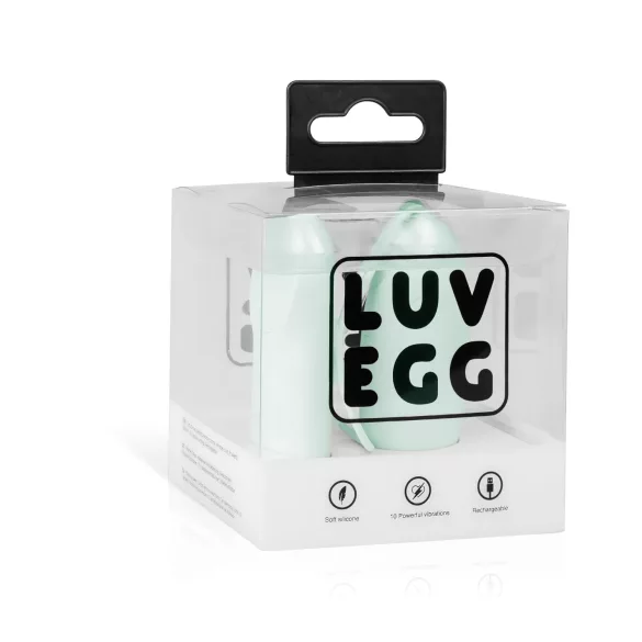 LUV EGG - вибриращо яйце с дистанционно и акумулатор - зелено