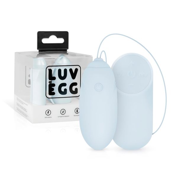 LUV EGG - акумулаторно радиовибрационно яйце (синьо)