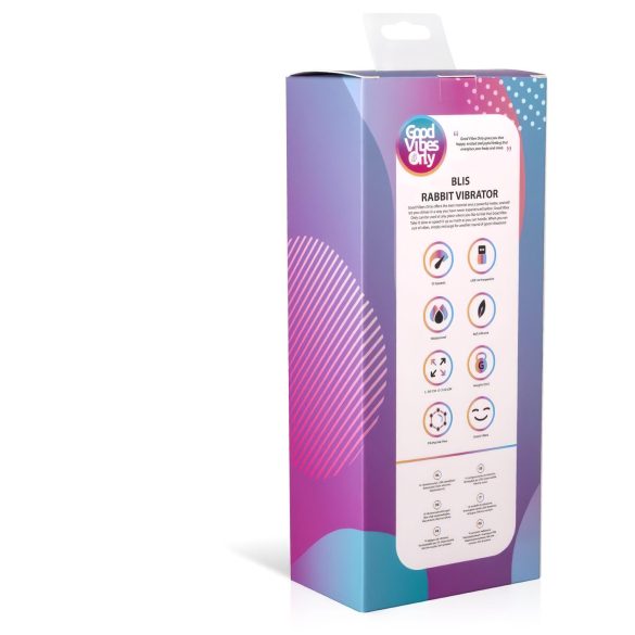 Good Vibes Only Blis Rabbit - вибратор за жени с клитор стимулатор - тюркоаз
