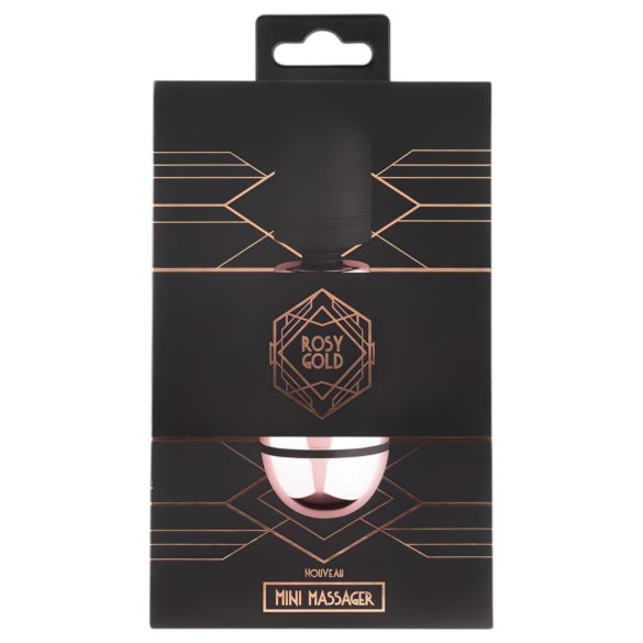 Rosy Gold - мини масажиращ вибратор - акумулаторен - розово злато