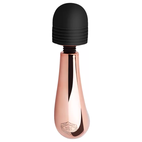 Rosy Gold - масажен вибратор Wand Mini Curve - розово злато