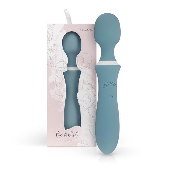 Bloom Orchid Wand - презареждащ масажиращ вибратор (тюркоаз)