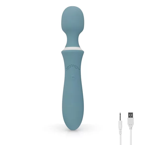 Bloom Orchid Wand - акумулаторен масажен вибратор - тюркоаз