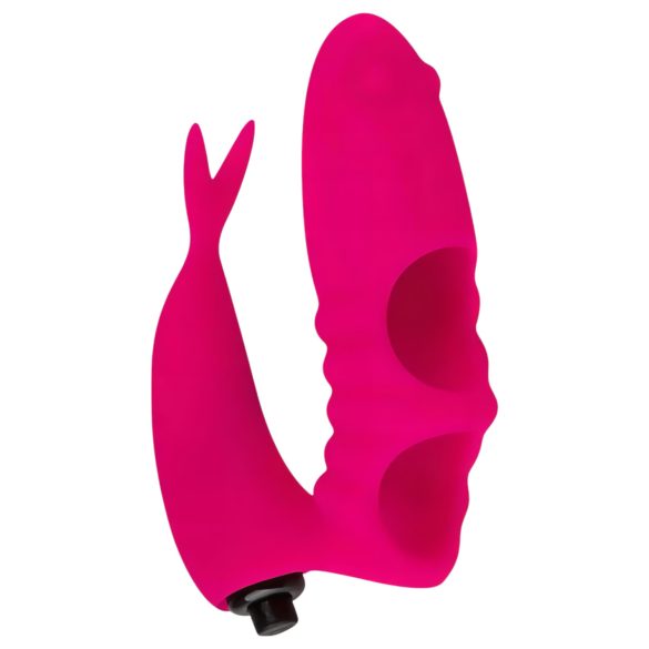 Easytoys Finger - 2в1 вибратор за пръсти (розов)