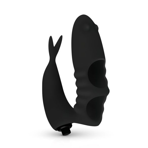 Easytoys Finger - 2в1 вибратор за пръсти (черен)