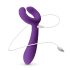 Easytoys Couple - акумулаторен, водоустойчив вибратор за двойки (лилав)
