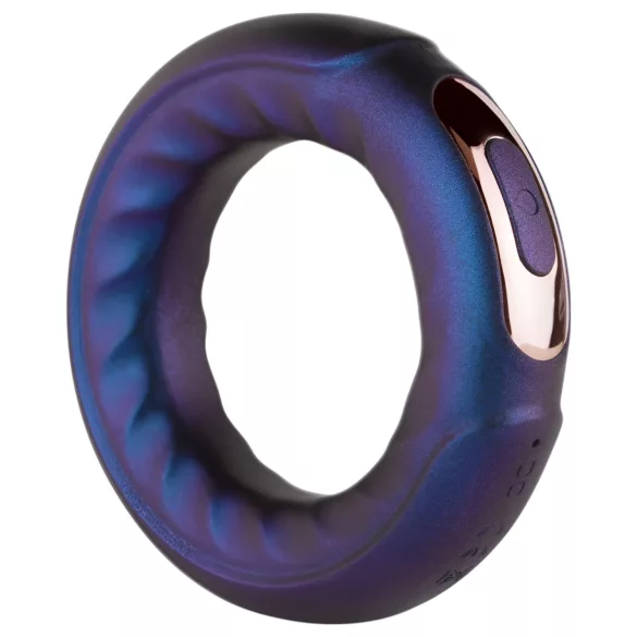 Hueman Saturn - вибриращ пенис ринг с акумулатор и водоустойчив - лилав