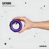 Hueman Saturn - акумулаторен, водоустойчив вибриращ пръстен (лилав)