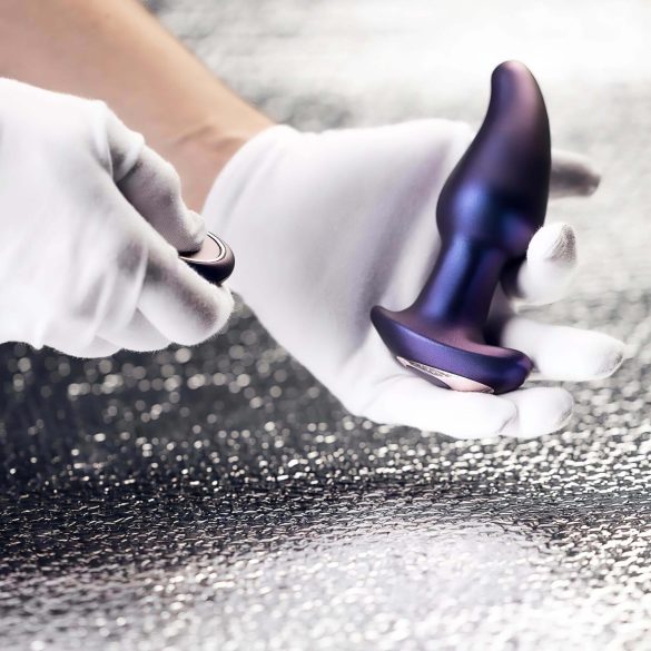 Hueman Asteroid - анален вибратор с въртящи мъниста - лилав