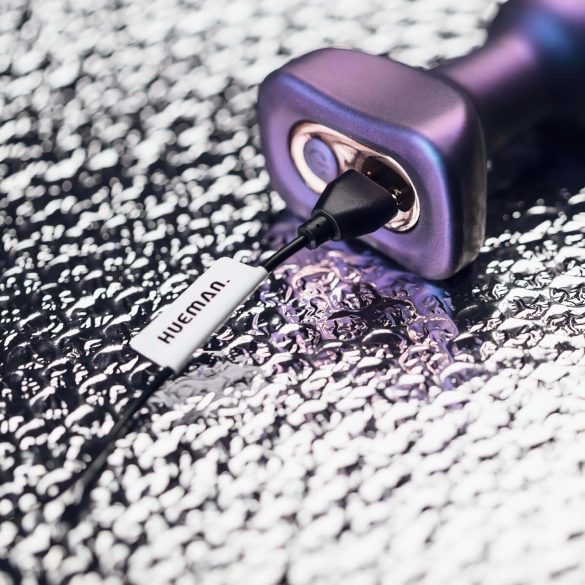 Hueman Space Inveder - анален вибратор с акумулатор, водоустойчив, лилав