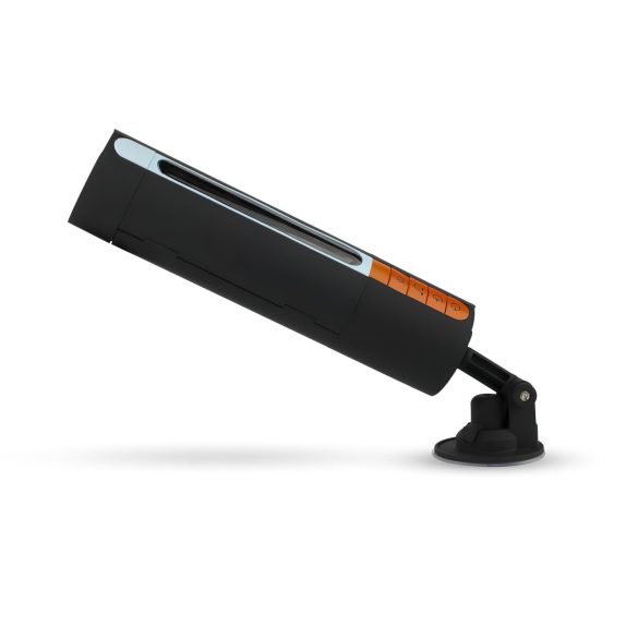 CRUIZR CP03 - мъжки мастурбатор с вибрация и смучене - акумулаторен, черен