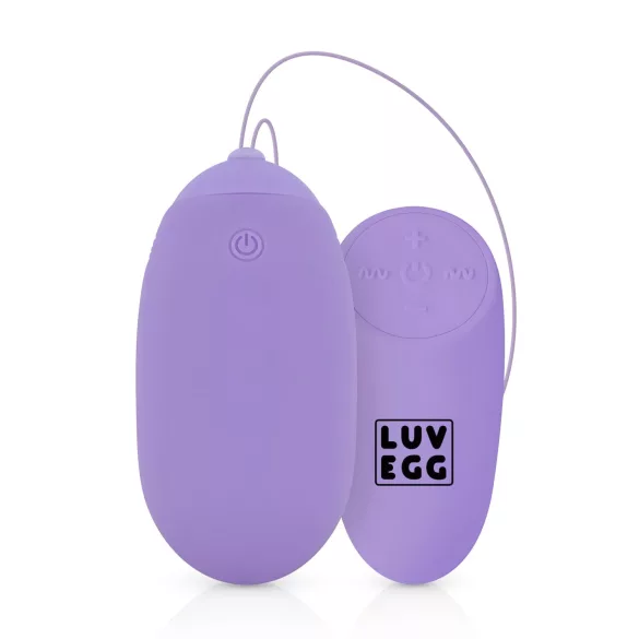 LUV EGG XL - вибриращо яйце с дистанционно и акумулатор - лилаво
