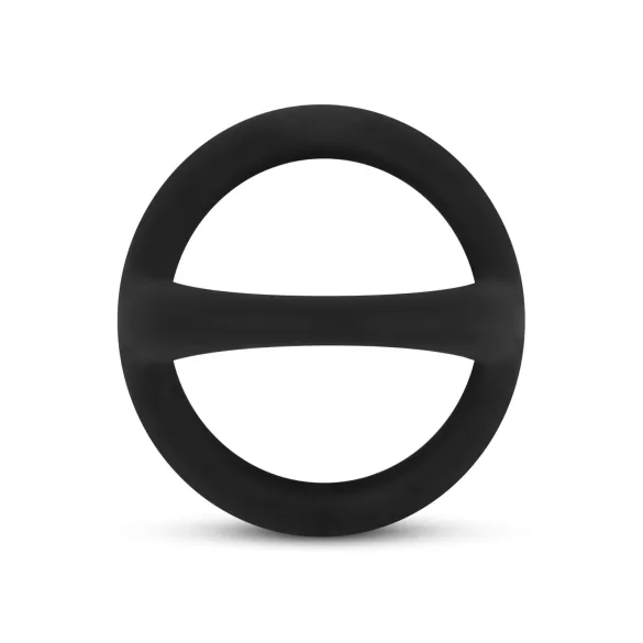 Easytoys Desire Ring - пенис и тестис пръстен - гъвкав - черен