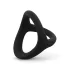Easytoys Desire Ring - пенис и тестис пръстен - гъвкав - черен