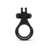 Easytoys Share Ring - вибриращ пръстен за пенис и тестиси (черен)