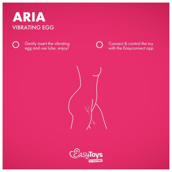 EasyConnect - вибриращо яйце с приложение - розово