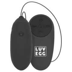   LUV EGG - вибриращо яйце с дистанционно - акумулаторно - черно