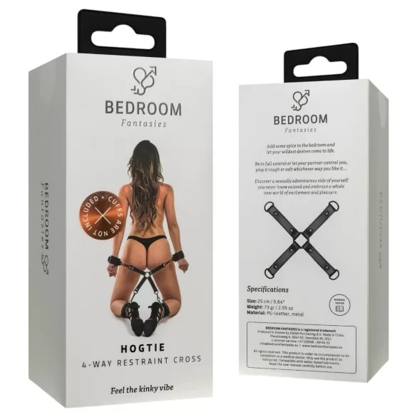 Bedroom Fantasies - кръст за връзване - черен