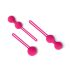 Комплект „Easytoys LoveBalls“ - 3 части геиша топки (розово)