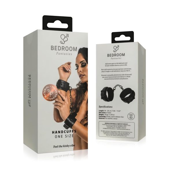 Bedroom Fantasies - белезници за китки с верига - черни
