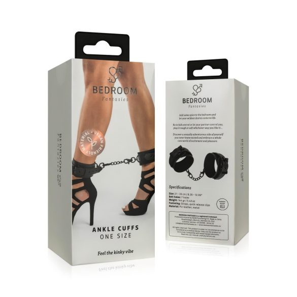 Bedroom Fantasies - белезници за глезени с верига - черни