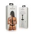 Спалня фантазии - BDSM комплекти с яка и белезници (черно)