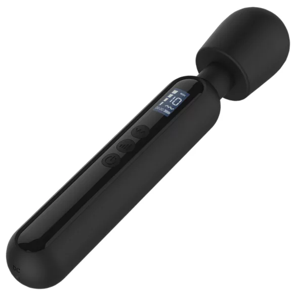 BLAQ - вибратор масажор с дигитално управление - черен