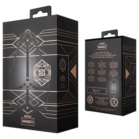 Rosy Gold - дамски масажор за тяло - черно/розово злато