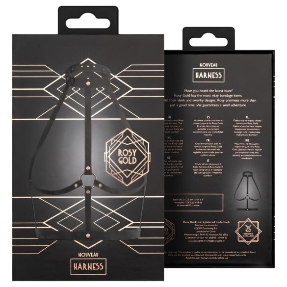 Rosy Gold - дамски масажор за тяло - черно/розово злато