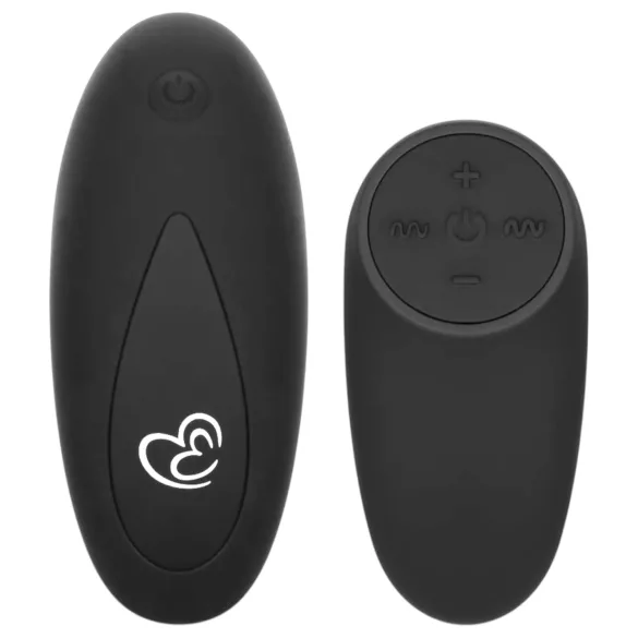 Easytoys Anal Collection - анален вибратор с дистанционно - черен