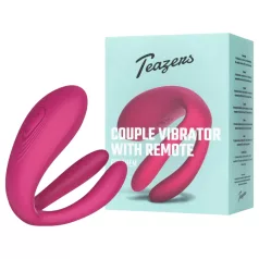   Teazers - вибратор за двойки с 3 мотора - розов