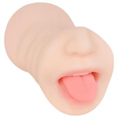   FWB - вагина и уста 2в1 - реалистична - натурален цвят