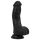 Easytoys - Реалистично дилдо с тестиси - 12 см (черно)
