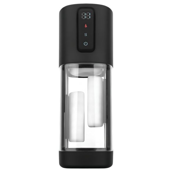 CRUIZR CX11 - мъжки мастурбатор със затопляне и стягащ ефект - черен