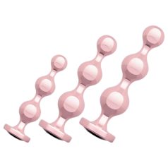   Rosy Gold - анален дилдо комплект - розово злато