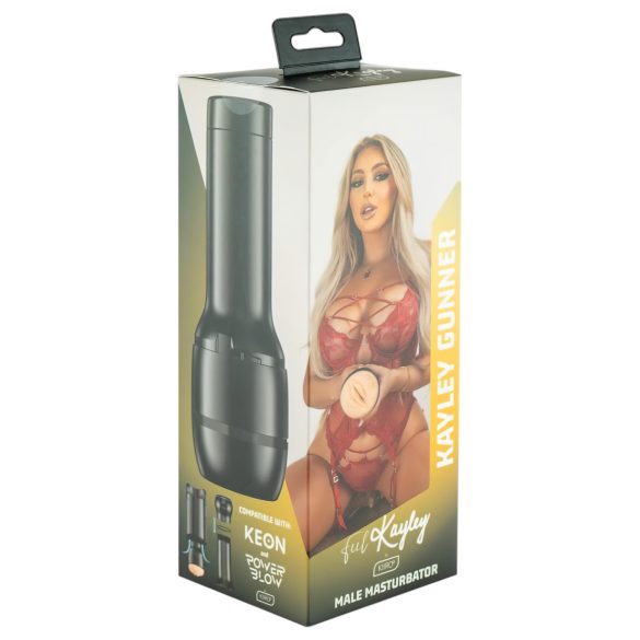 Kiiroo Kayley Gunner - секс играчка PowerBlow съвместима (натурална)