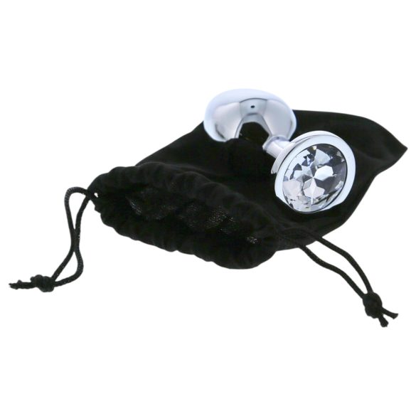 Gleaming Love - анален плъг - сребрист