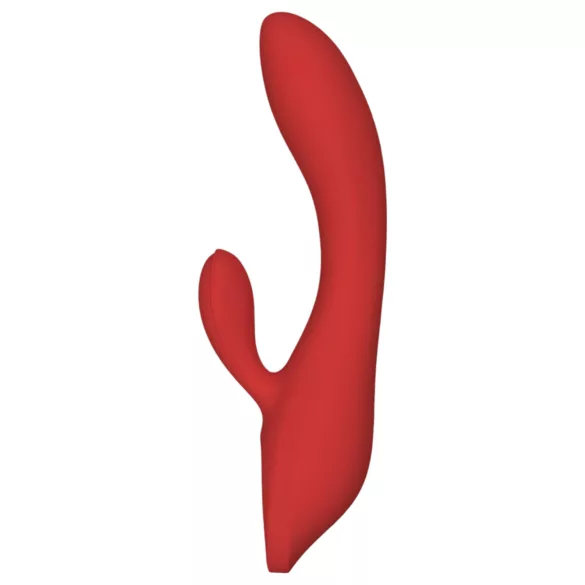 Red Revolution Sofia - вибратор с клитор стимулатор, акумулаторен - червен