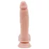 Mr. Dixx 7.6 - дилдо с тестиси и вакуум - телесен цвят 19,5см