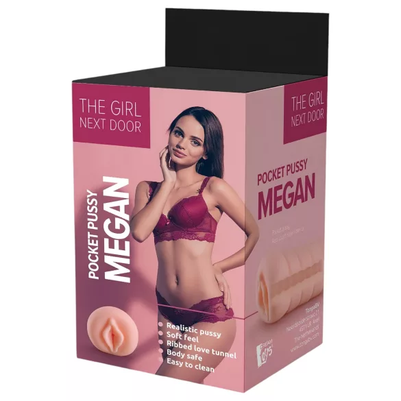 The Girl Next Door Megan - вагина стимулатор - реалистична - телесен цвят