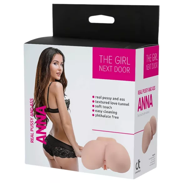 The Girl Next Door Anna - реалистичен торс мастурбатор - натурален цвят